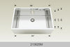 BOSCO 213625-m Titanium Multi-Level workstation sink