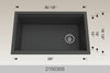 BOSCO 215030S Granite Series Sink