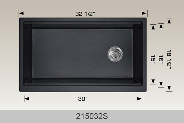 BOSCO 215032S Granite Series Sink
