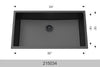 BOSCO 215034 Granite Series Sink