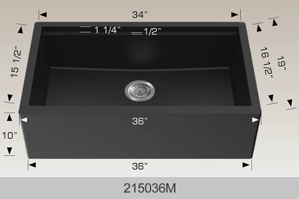 BOSCO 215036M Granite Series Sink