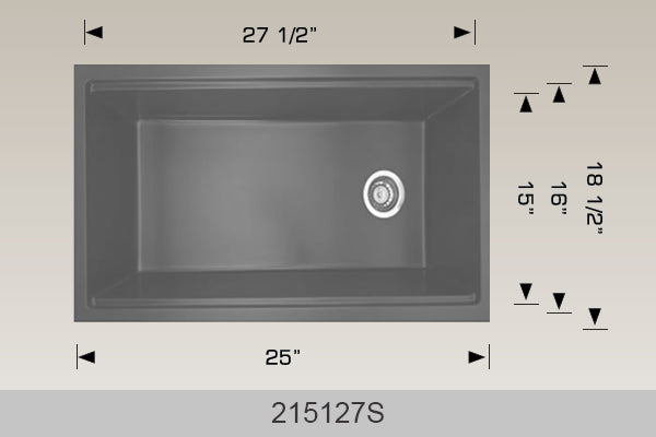 BOSCO 215127S Granite Series Sink