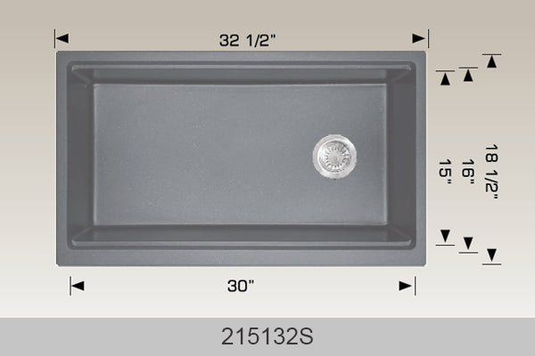 BOSCO 215132S Granite Series Sink