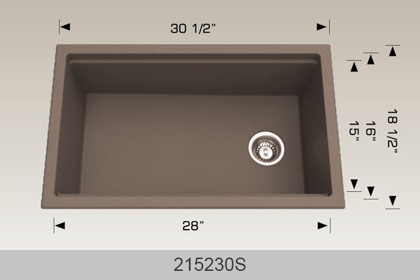 BOSCO 215230S Granite Series Sink
