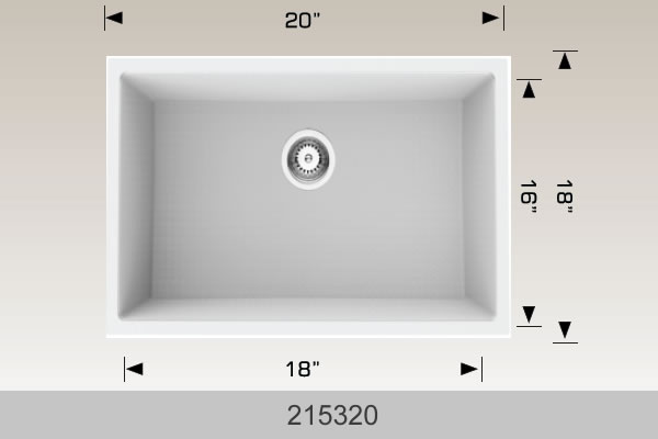 BOSCO 215320 Granite Series Sink