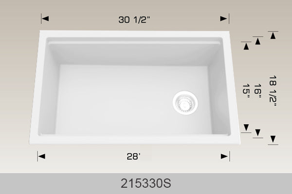 BOSCO 215330S Granite Series Sink