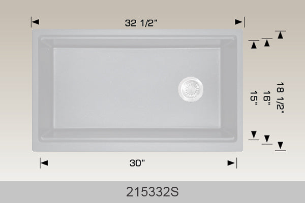 BOSCO 215332S Granite Series Sink