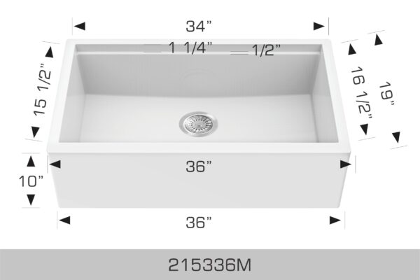 BOSCO 215336M Granite Series Sink