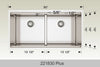 BOSCO 221830plus Titanium Multi-Level workstation sink