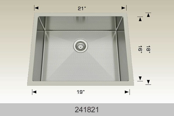 BOSCO 241821 Textured Titanium Laundry Sinks Sink