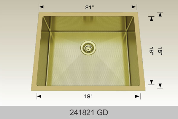 BOSCO 241821 GD Textured Titanium Laundry Sinks Sink