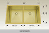 BOSCO 241830GD Textured Titanium Series Sink