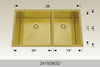 BOSCO 241938GD Textured Titanium Series Sink