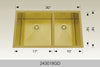 BOSCO 243018GD Textured Titanium Series Sink