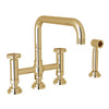 ROHL Campo™ Bridge Kitchen Faucet With Side Spray