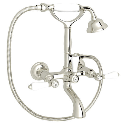 ROHL Exposed Wall Mount Tub Filler With Handshower