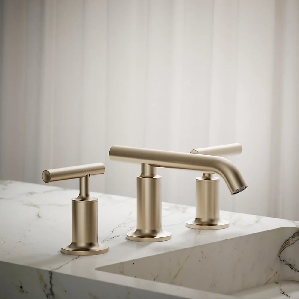 Purist® Widespread bathroom sink faucet with Lever handles, 1.2 gpm