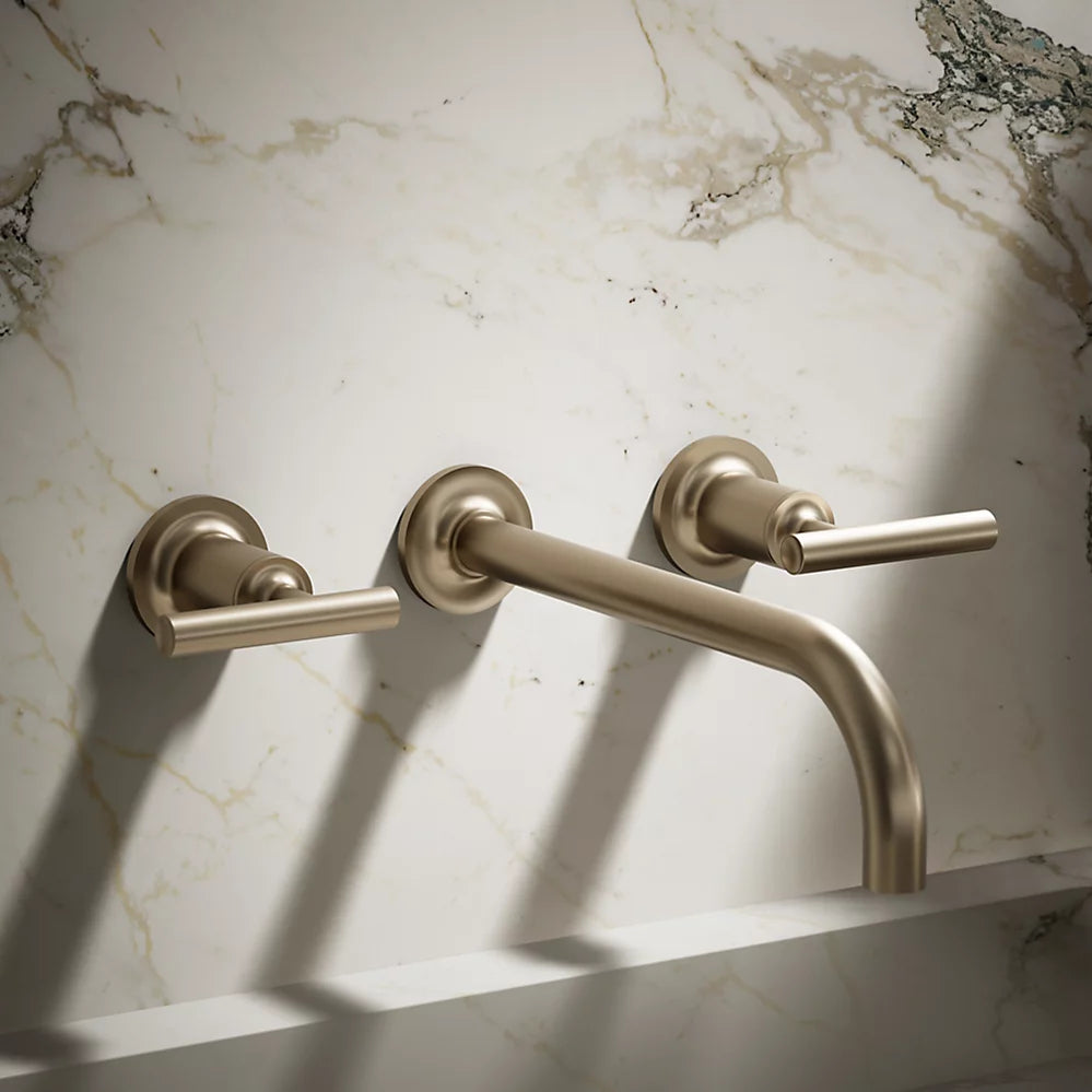 Purist® Wall-mount bathroom sink faucet trim with Lever handles, 1.2 gpm