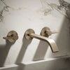 Components® Wall-mount bathroom sink faucet spout with Ribbon design, 1.2 gpm