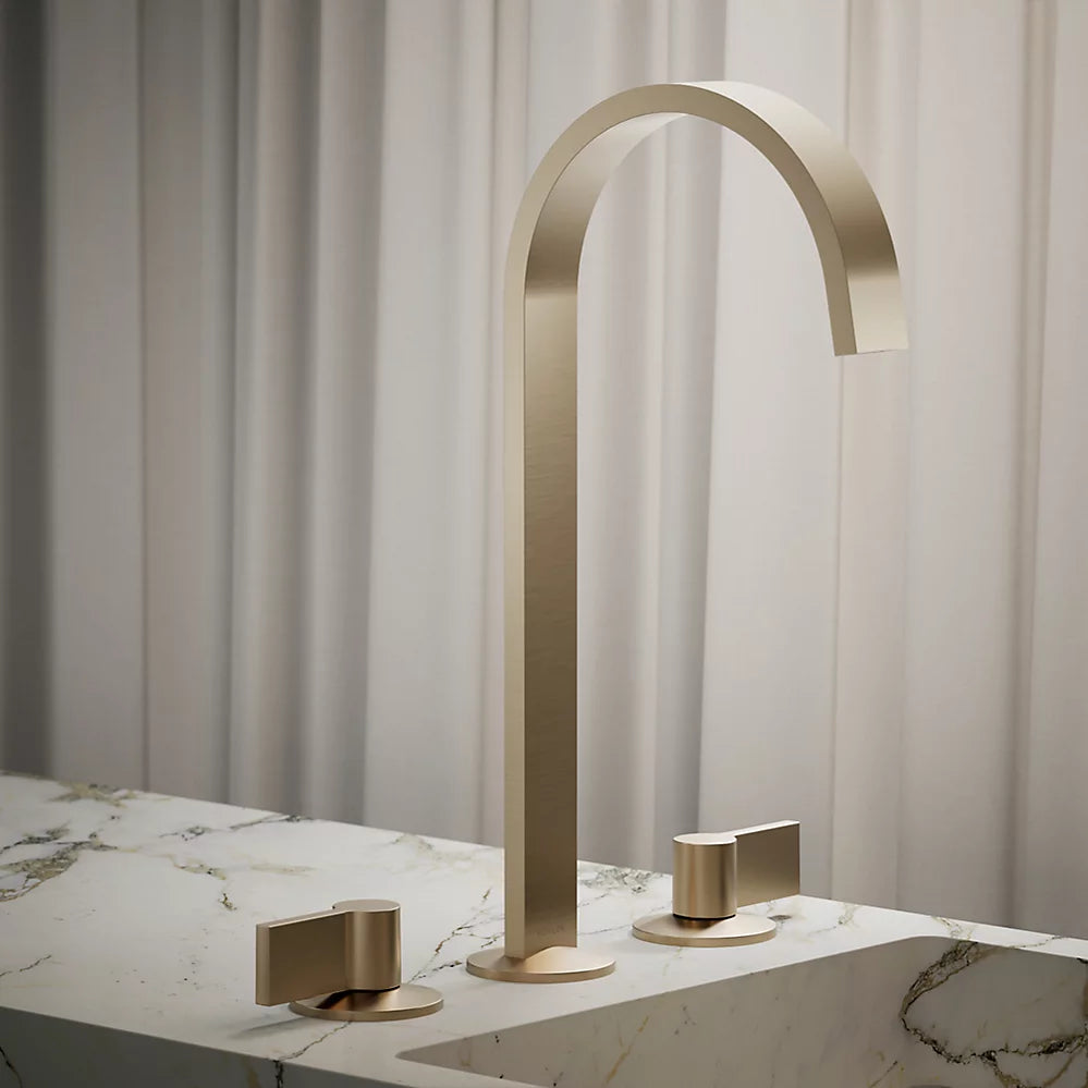Components® Bathroom sink faucet spout with Ribbon design, 1.2 gpm
