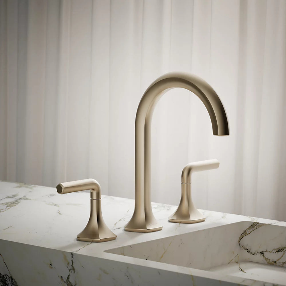 Occasion® Bathroom sink faucet spout with Cane design, 0.5 gpm