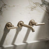 Purist® Wall-mount bathroom sink faucet trim with Lever handles, 1.2 gpm