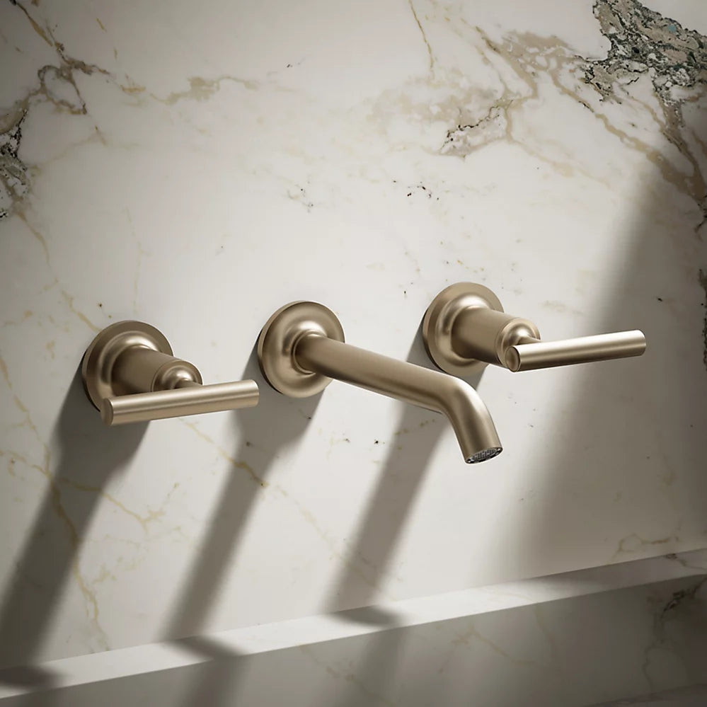 Purist® Wall-mount bathroom sink faucet trim with Lever handles, 1.2 gpm