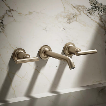 Purist® Wall-mount bathroom sink faucet trim with Lever handles, 1.2 gpm