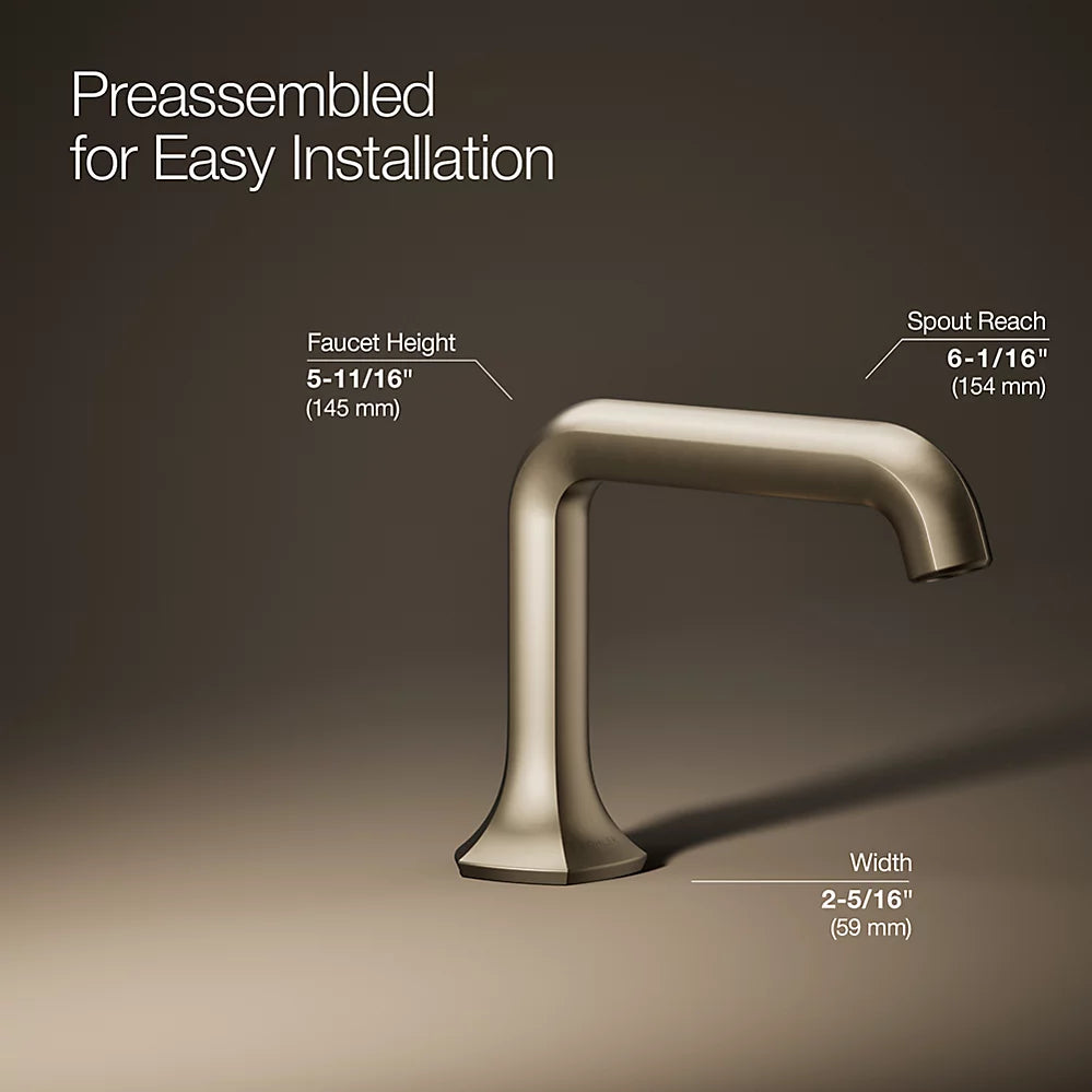 Occasion® Bathroom sink faucet spout with Straight design, 1.2 gpm