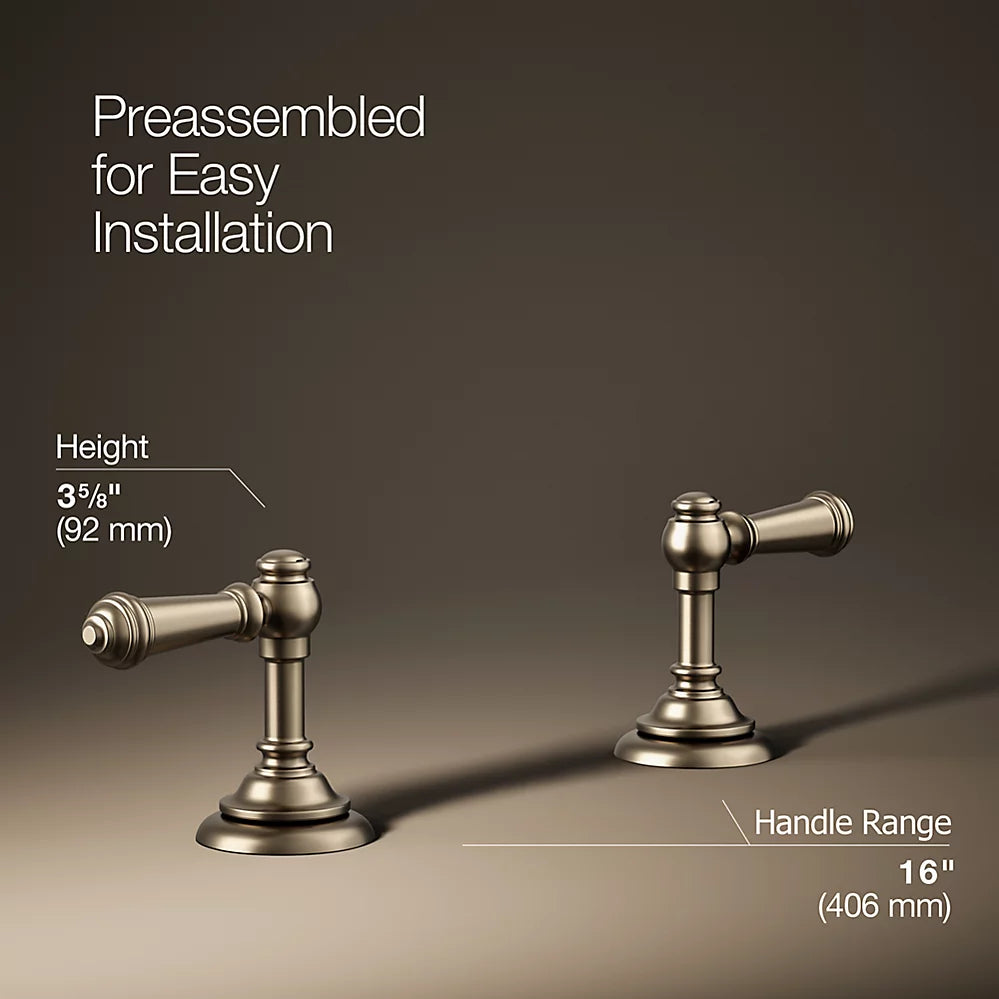 Artifacts® Lever bathroom sink faucet handles