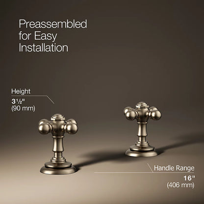 Artifacts® Cross bathroom sink faucet handles