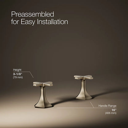 Occasion® Cross bathroom sink faucet handles
