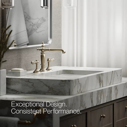 Artifacts® Bathroom sink faucet spout with Column design, 1.2 gpm