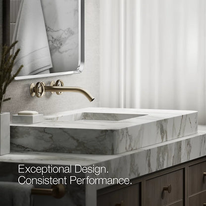 Components® Wall-mount bathroom sink faucet Industrial handle trim