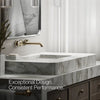 Occasion® Wall-mount bathroom sink faucet Knob handle trim, 1.2 gpm