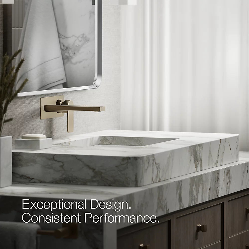 Parallel® Wall-mount single-handle bathroom sink faucet, 1.2 gpm