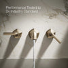Occasion® Wall-mount bathroom sink faucet Lever handle trim, 1.2 gpm