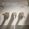 Parallel® Wall-mount bathroom sink faucet trim, 1.2 gpm