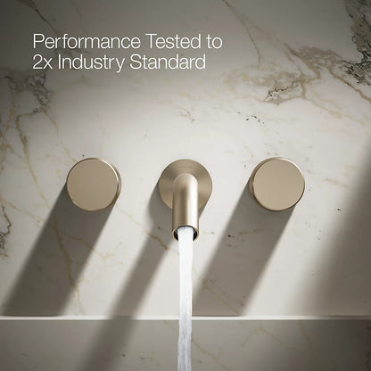 Components® Wall-mount bathroom sink faucet Oyl handle trim
