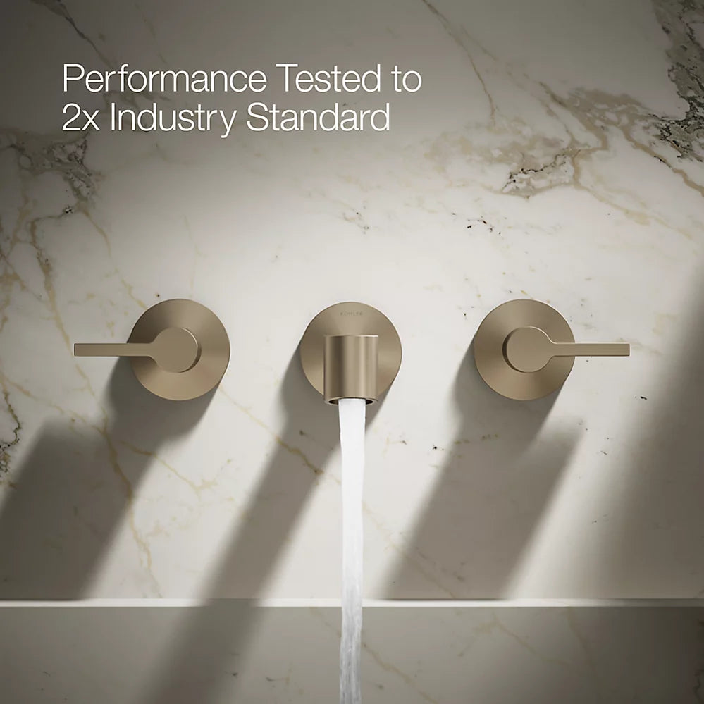 Components® Wall-mount bathroom sink faucet spout with Row design, 1.2 gpm