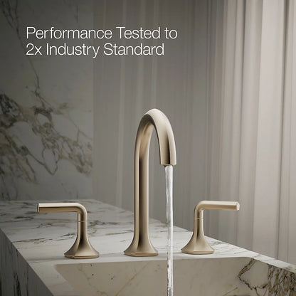 Occasion® Bathroom sink faucet spout with Cane design, 0.5 gpm