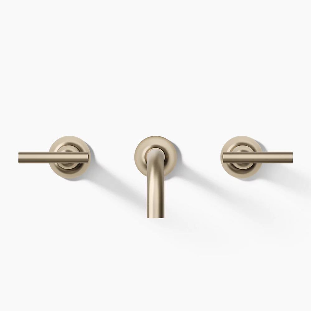 Purist® Wall-mount bathroom sink faucet trim with Lever handles, 1.2 gpm