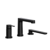 Riobel Nibi™ 3-Hole Pressure Balance Deck Mount Tub Filler Trim-TNB16