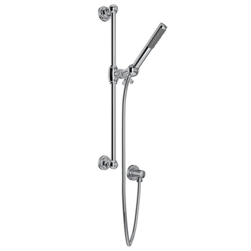 ROHL Handshower Set With 21" Slide Bar and Single Function Handshower