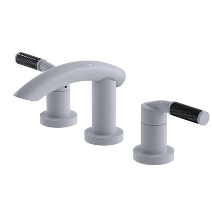 Rubinet Widespread Lav. Set. (less drain) White