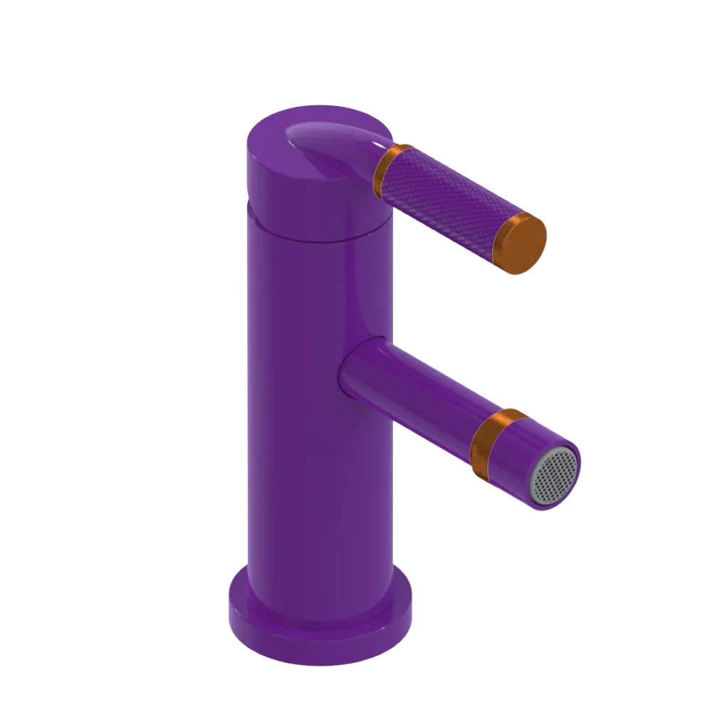 Rubinet Single Control Bidet Fitting (less drain) Purple Haze