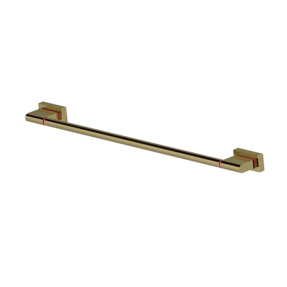 Rubinet Towel Bar 18" Natural Brass