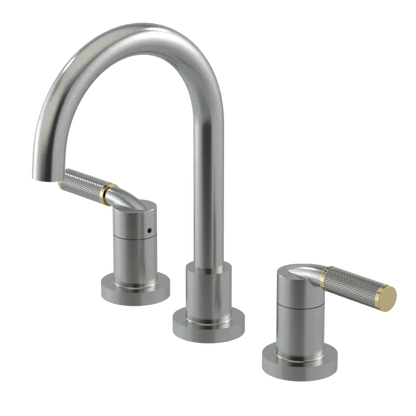 Rubinet Widespread Lav. Set. (less drain) Satin Nickel