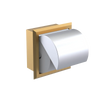 Rubinet RECESSED TOILET PAPER HOLDER Satin Gold