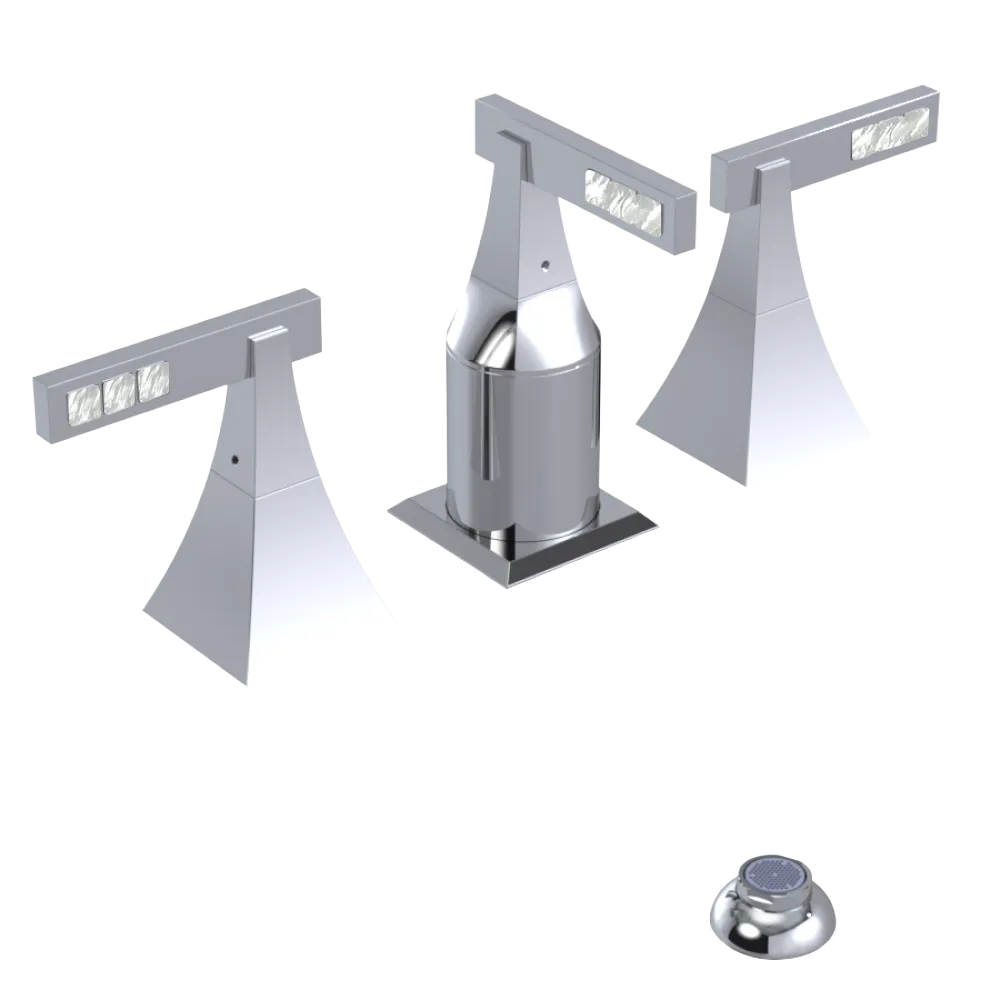 Rubinet Bidet Fitting with Spray, Diverter, and Vacum Breaker (Less Drain) Chrome